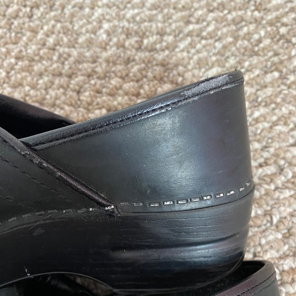 Dansko Matte Black Nursing Clogs - Picture 4 of 7